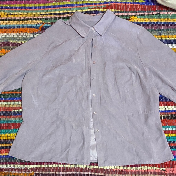 Norton McNaughton Light Purple Blouse - Picture 1 of 3